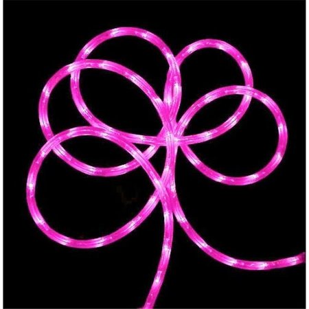 GO-GO 18 ft. Pink LED Indoor - Outdoor Christmas Rope Lights GO23510